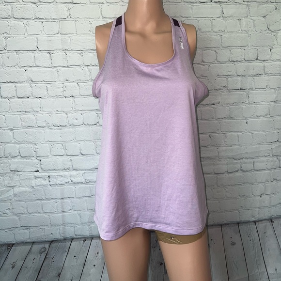 Reebok Tops - reebok purple tank top size M
